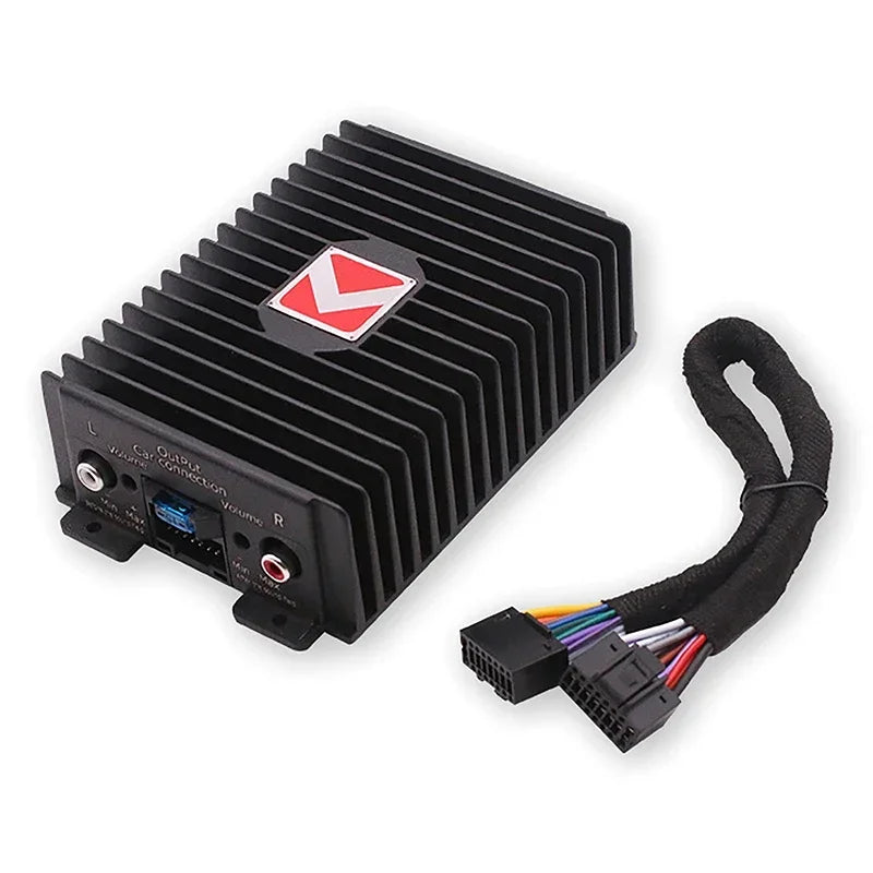 Car DSP Amplifier Hi-Fi Audio Booster - 4*80W Digital Sound Processor for Android, Speaker, Subwoofer & Car Radio Stereo