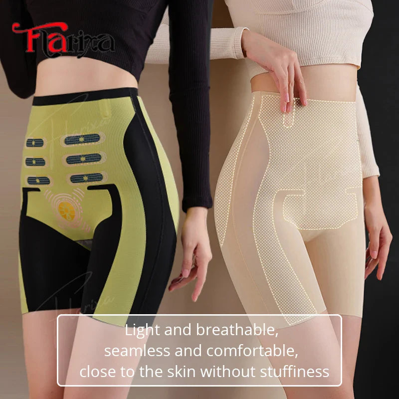 Flarixa 5D Levitation High Waist Shapewear Shorts – Hip Lift, Slim Fit Yoga Boxer for Women, Seamless Flat Belly Safety Pants M-2XL