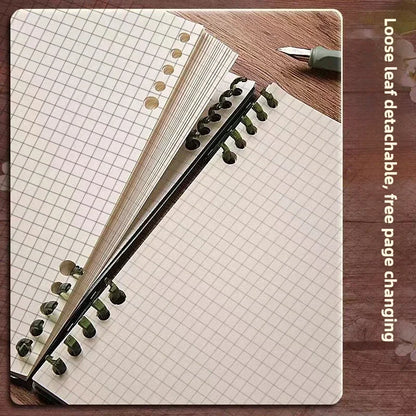 B5 Flip Notepad Grid Notebook – Sketchbook, Diary, Journal Writing Pads for Office & School Supplies