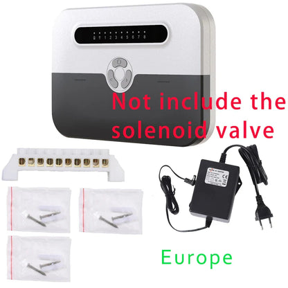 8 Station WiFi Indoor Smart Sprinkler Controller – Remote Irrigation System Control via Phone, Alexa Compatible
