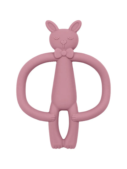 Silicone Baby Rabbit Teether Toy - Cartoon Nursing Chew Toy for Newborns Infants Teething Relief Gift