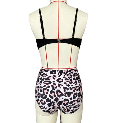 Vintage High Waist Bikini Set 2025 – Women’s Push-Up Printed Swimwear Summer Beach Bathing Suit