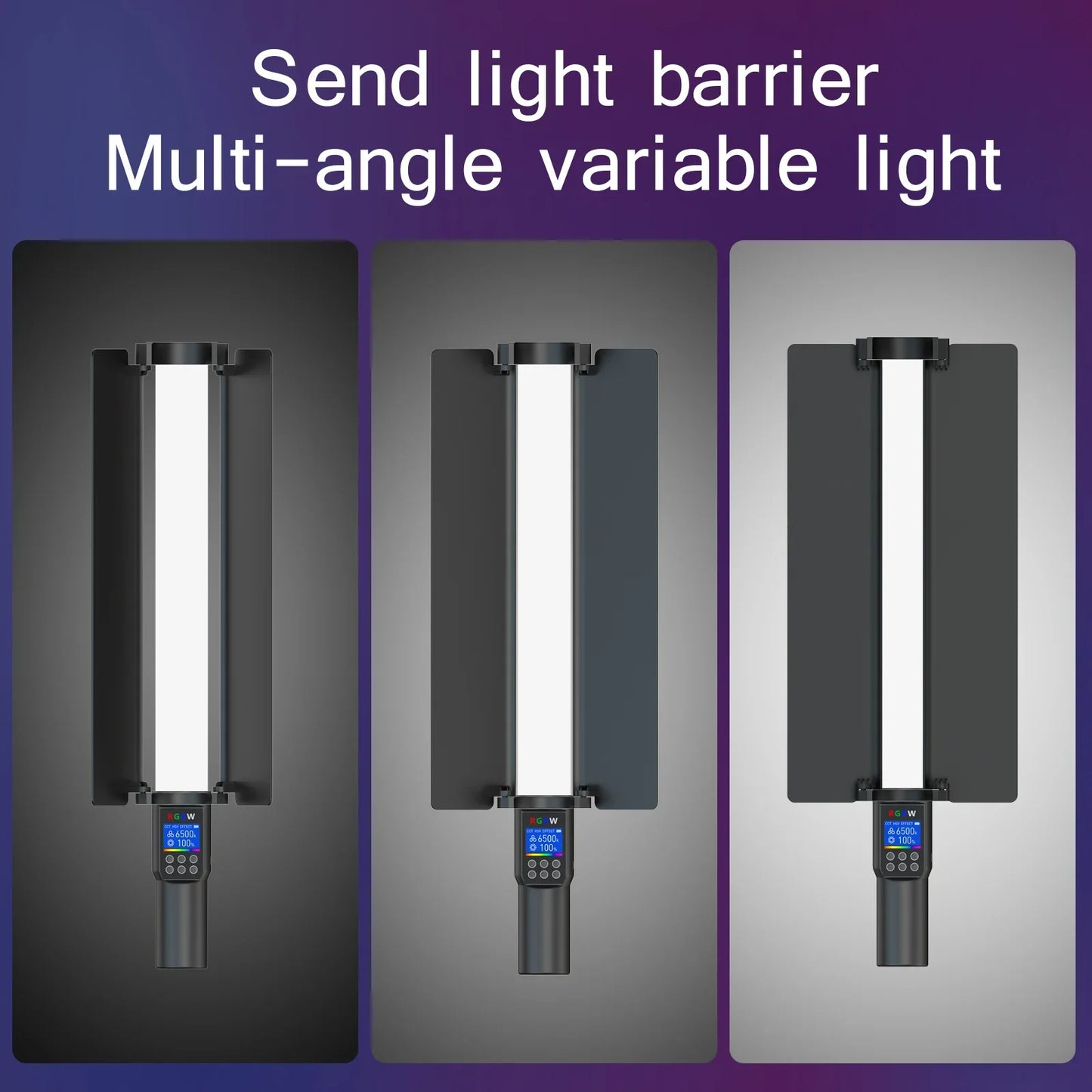 RGB Photography Video Light Stick - Colorful LED Lamp Fill Light, Handheld Speedlight with Tripod Stand for Parties