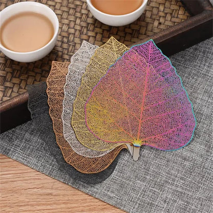 304 Stainless Steel Tea Filter – Hollow Leaf Shape Tea Strainer, KungFu Infuser, 2Pcs Ceremony Accessories