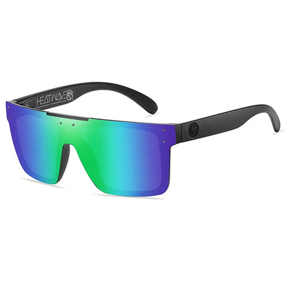 NEW Luxury Brand Mirrored Polarized Sunglasses — Men’s Sport Goggles with UV400 Protection & Case