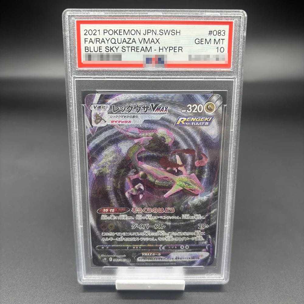 DIY 2023 PTCG Van Gogh Pikachu & Grey Felt Hat Collection Card – 10-Point Rating Anime Game Card Gift Toy