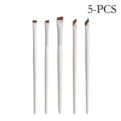 Upgrade Blade Eyeliner Brush | Ultra-Thin Fine Angle Flat Brush for Eyebrows & Under-Eye Makeup | Precise Detail White Brush