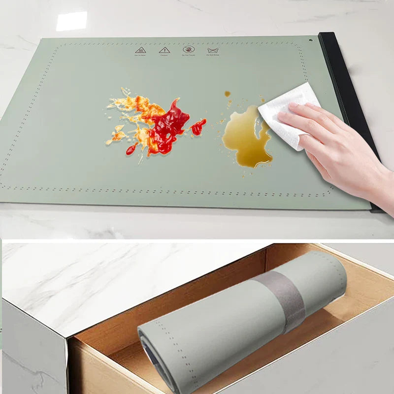 Silicone Heating Mat for Food – Adjustable Temperature Rollable Food Warming Tray for Buffets, Parties, and Sabbath