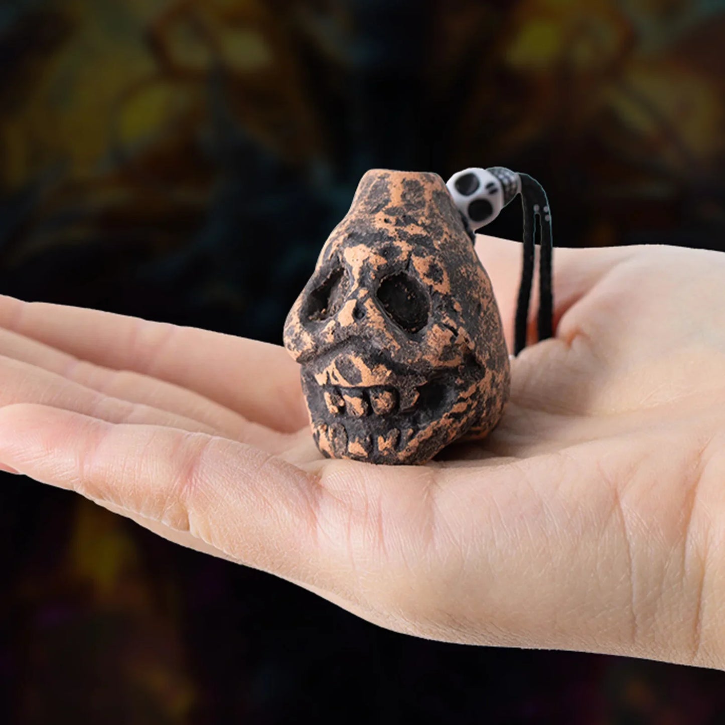 Aztec Death Whistle with Human Screaming Sound | Loud Scream Prop for Halloween, Cosplay & Outdoor Activities