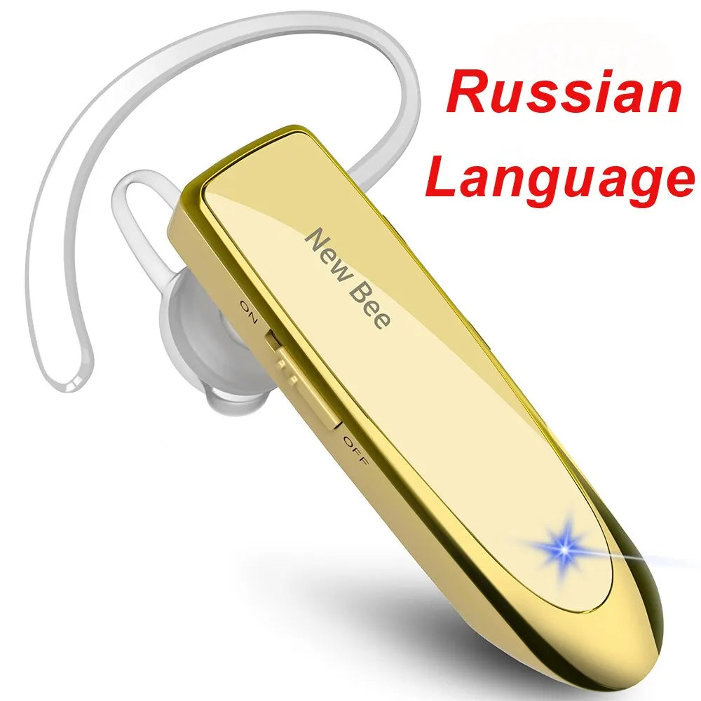 New Bee B41 Wireless Bluetooth 5.0 Earphones – Hands-Free Mini Headset with CVC 6.0 Mic, 22H Music Playing for iPhone