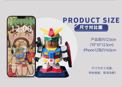 Cartoon Capibara Magnetic Mecha Armor Doll – Handmade Collectible Action Figure Toy, Creative Game Decoration