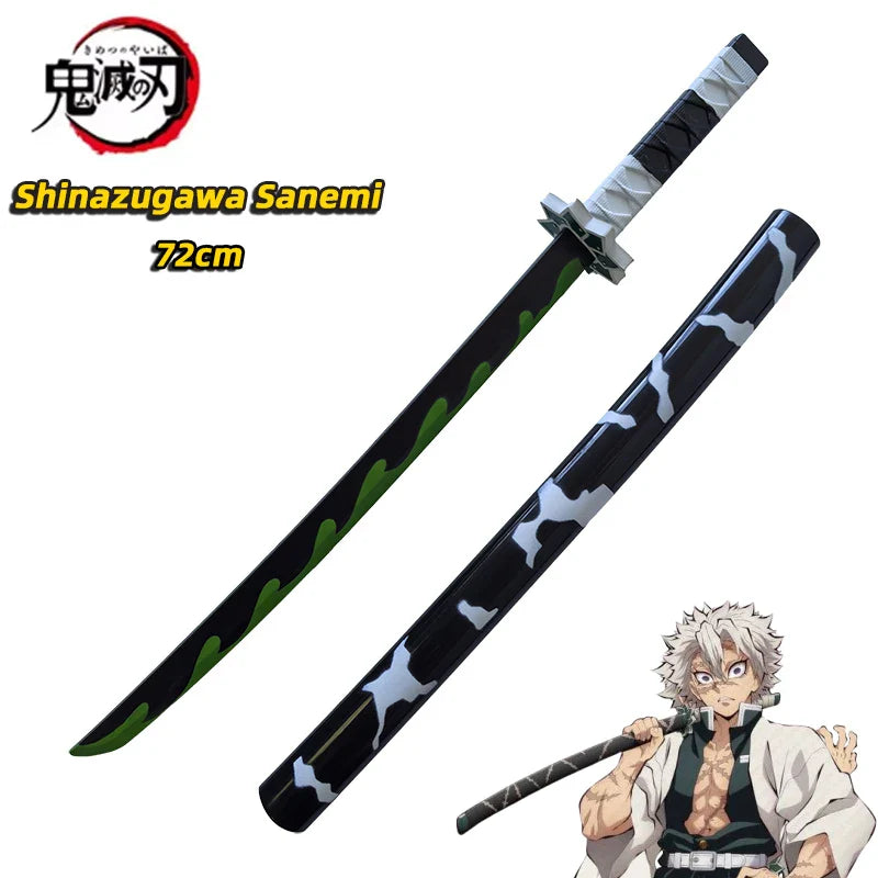 Demon Slayer Katana - 72cm Anime Cosplay Sword | Tomioka Giyuu & Tanjirou Replica