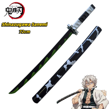 Demon Slayer Katana - 72cm Anime Cosplay Sword | Tomioka Giyuu & Tanjirou Replica