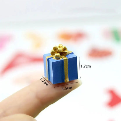 Mini 1/12 Scale Festival Gift Boxes – Resin Christmas & Birthday Dollhouse Decorations (5–20PCS Set)
