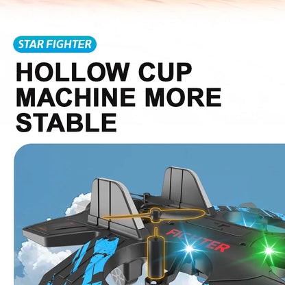 2.4G Remote Control Fighter Foam Glider – LED Stunt UAV Helicopter Aircraft Model