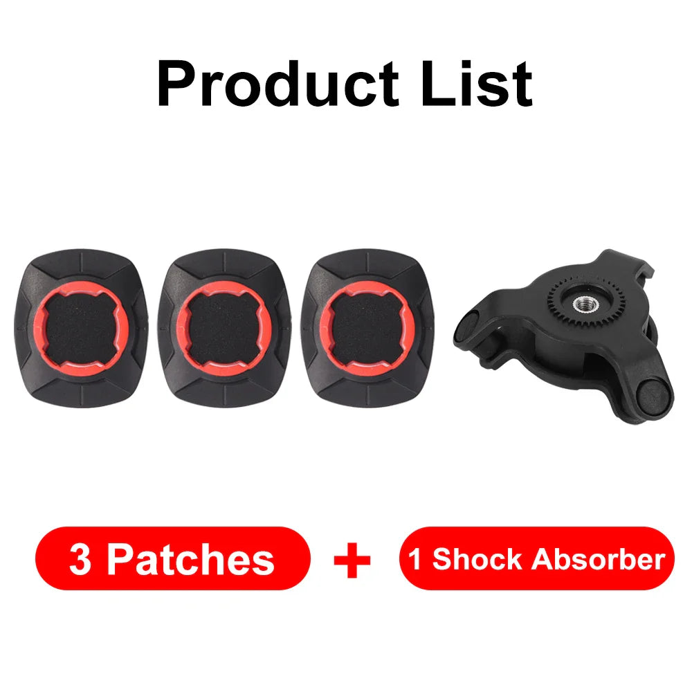 QUAD-LOCK Motorcycle & Bike Phone Holder — 360° Rotatable Navigation Stand with Secure Mount Bracket