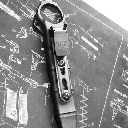 Universal Ulticlip Metal Belt Clips – Kydex Holster & Knife Clips in S and L Sizes