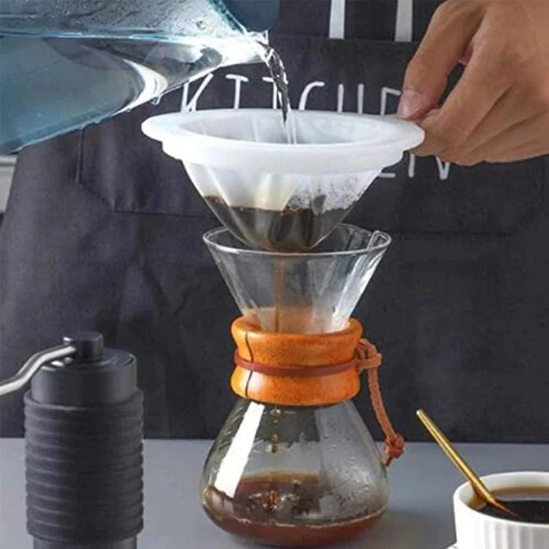 100/200/400 Mesh Washable Nylon Ultra Fine Filter Mesh Strainer Spoon Sieve for Soy Milk, Juice, Coffee, Tea, and More - Kitchen Colander