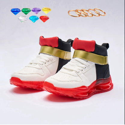 Shadow Red Sonic-Inspired Sneakers for Boys, Kids & Men – Casual Sport Shoes & Streetwear Trainers