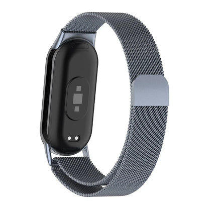 Magnetic Stainless Steel Strap for Xiaomi Mi Band 8 9 – Loop Bracelet Belt Accessory