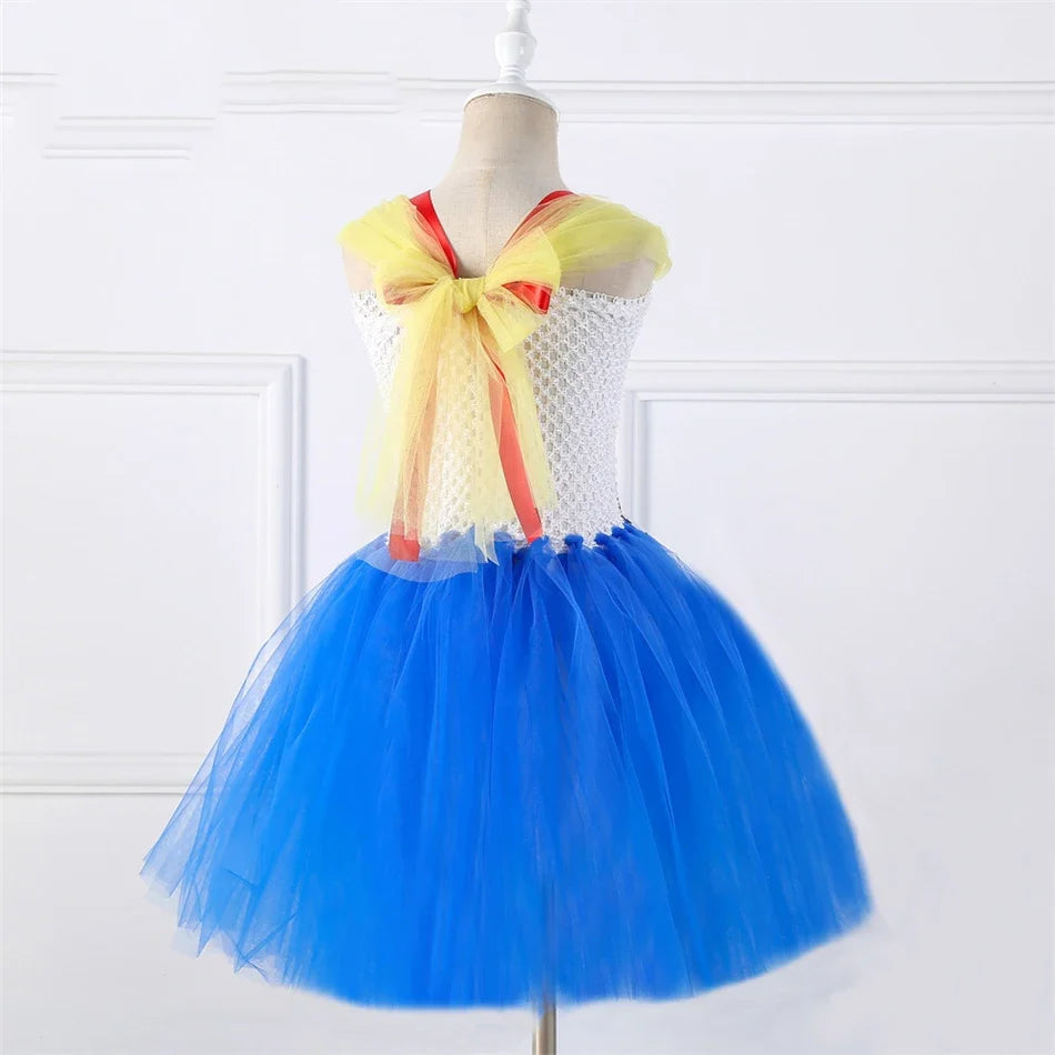 Kids Toy Story Character Tutu Dress - Woody, Jessie, Buzz & Forky Cosplay Costume for Halloween & Stage Performances