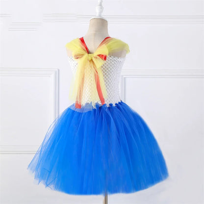 Kids Toy Story Character Tutu Dress - Woody, Jessie, Buzz & Forky Cosplay Costume for Halloween & Stage Performances