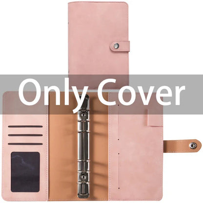 A6 PU Leather Budget Binder Set – Cash Envelopes System, Pockets, Money Organizer, Bill Saving Accessories
