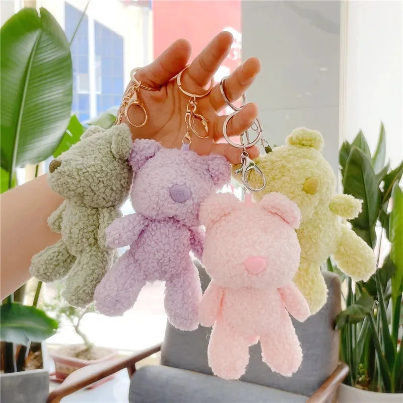 Doctor Teddy Bear Plush Toy – Small Sitting Doctor Bear Doll Pendant for Kids, Students & Graduation Gifts