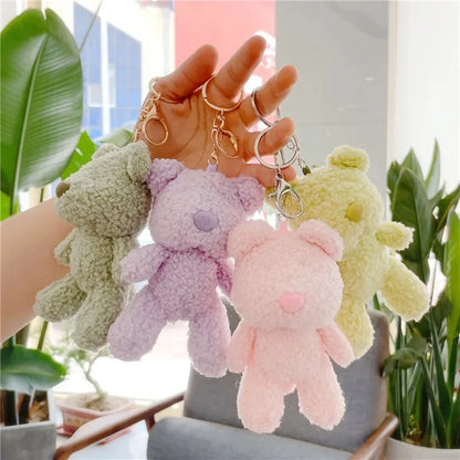 Doctor Teddy Bear Plush Toy – Small Sitting Doctor Bear Doll Pendant for Kids, Students & Graduation Gifts