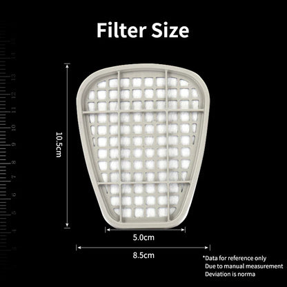 3M 6001 Gas Mask Filters – Dust & Organic Gas Cartridge for 6200, 7502, 6800 Industrial & Chemical Paint Respirators