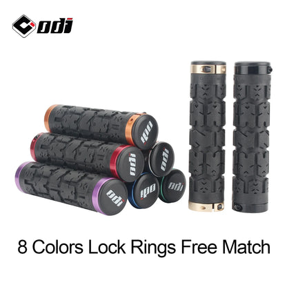 ODI RG01 Bicycle Handlebar Grips – Anti-Slip Lock-On Shock Absorbing MTB & Road Bike Grips