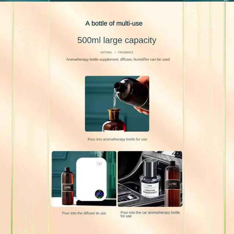 500ml Large Capacity Gardenia Healton Essential Oil – Long Lasting Aromatherapy Supplement for Home & Hotel Use