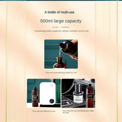 500ml Large Capacity Gardenia Healton Essential Oil – Long Lasting Aromatherapy Supplement for Home & Hotel Use