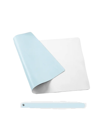 Portable Nail Art Armrest Mat - 1/2PCS Foldable Soft Microfiber Leather Table Pad for Nail Salons