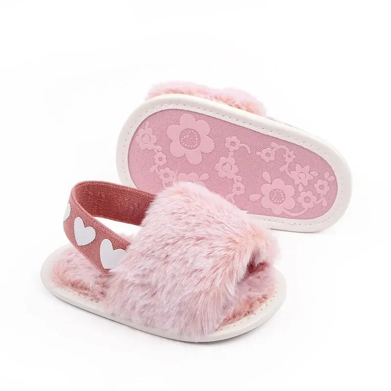 Meckior Baby Walking Shoes — Breathable Soft Sandals for Girls, Color Block Garden Shoes 0-18M