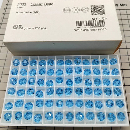 Austrian Crystal Round Beads - 5000pcs Genuine Rhinestone Beads for DIY Bracelet Jewelry Making