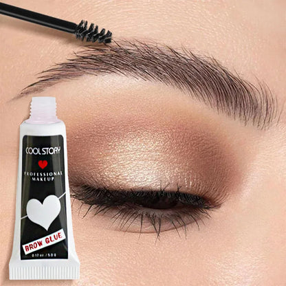 Transparent Eyebrow Shaping Gel – Waterproof, Natural 3D Long-Lasting Eyebrow Enhancer