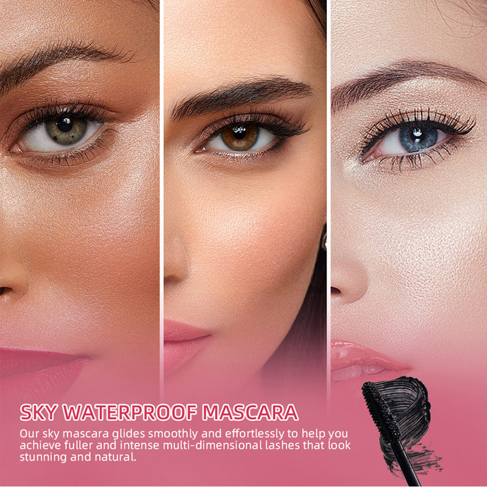 Natural Curling Mascara – Quick Dry, Smudge-Proof Eyelash Cream for Long-Lasting Party Look