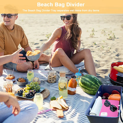 Bogg Bag Organizer Tray Insert – Compatible Beach Bag Divider Accessory for Bogg Bag Storage & Organization
