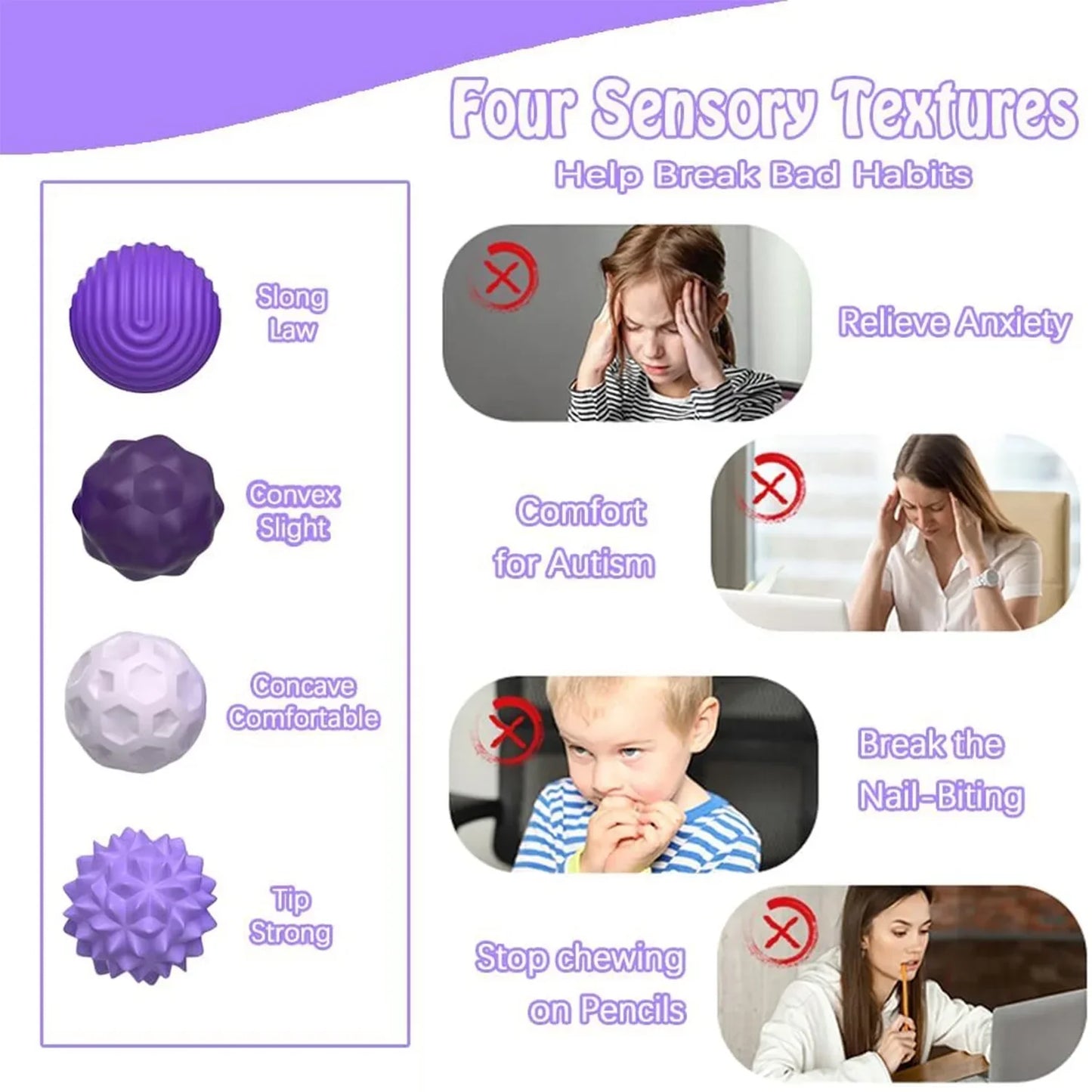 Silicone Magnetic Sensory Fidget Balls – Calming Stress Relief Toy for Kids & Adults   3/3