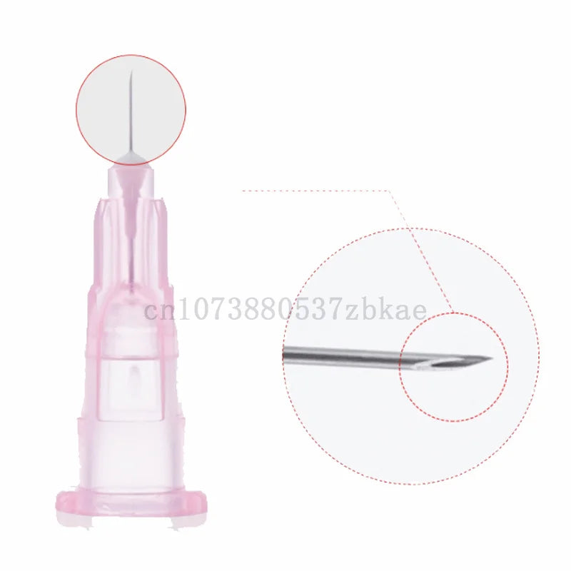 100pcs/Box 32G Disposable Needles – 4mm, 6mm, 8mm, 13mm Painless Irrigator Eyelid Tool Parts for Teeth Syringes