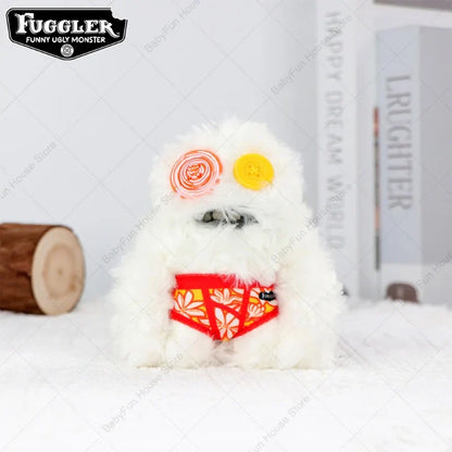 Original Fuggler Ugly Teeth Plush Keychain – Wide-Eyed Monster, Alien & Rabbit Peluche Pendant Toy