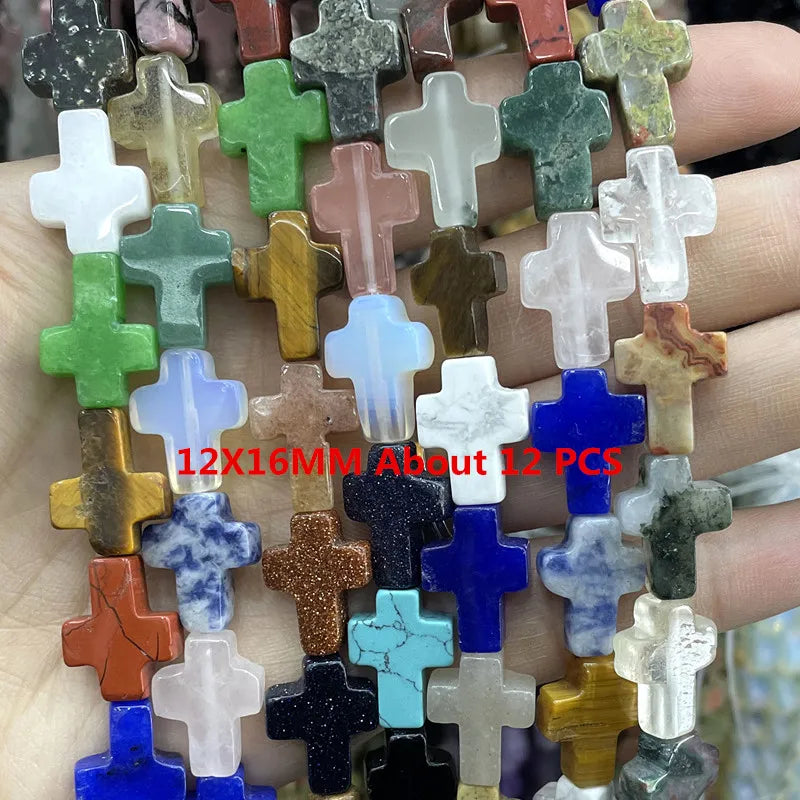 Natural Gemstone Beads - Agate Quartz Turquoise Faceted Rondelle Spacer Beads for DIY Jewelry Making & Bracelets