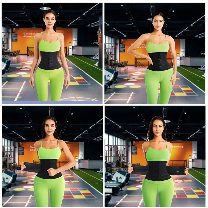 Women’s Waist Trainer – Tummy Control Slimming Body Shaper & Flat Belly Corset Belt