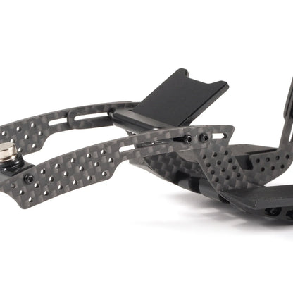 Carbon Fiber 1/24 LCG Chassis Kit - High-Clearance Adjustable Wheelbase for SCX24 Custom Performance Builds