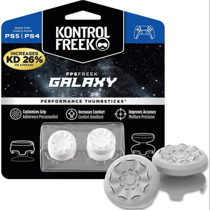 2PCS Performance Thumb Grip Caps — Silicone Analog Stick Covers for PS4 & PS5 Controllers