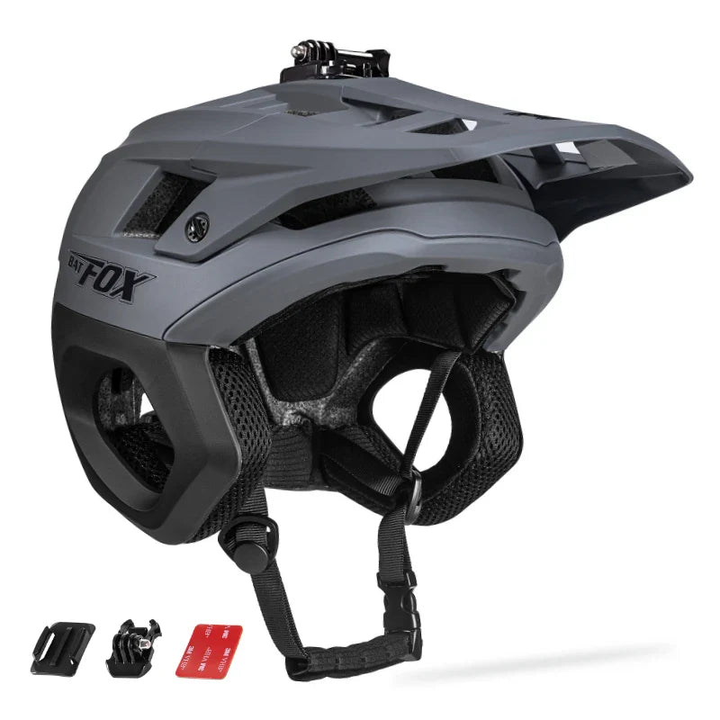 BATFOX 3/4 Cycling Helmet – Off-Road MTB Road Bike Helmet for Men & Women, Three-Quarters Protective Safety Gear for Outdoor Sports Riding