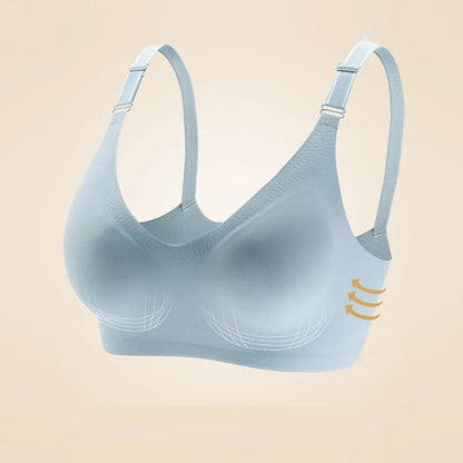 Women's Seamless Jelly Color Bras: Thin Style, Soft Breastfeeding Bra - Wireless Comfortable Underwear for Lingerie Deep V Gather
