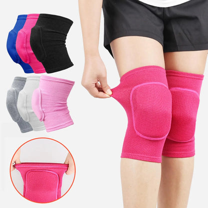 2PCS Sports Compression Knee Pads – Elastic Thickened Sponge Knee Brace for Workout & Dance