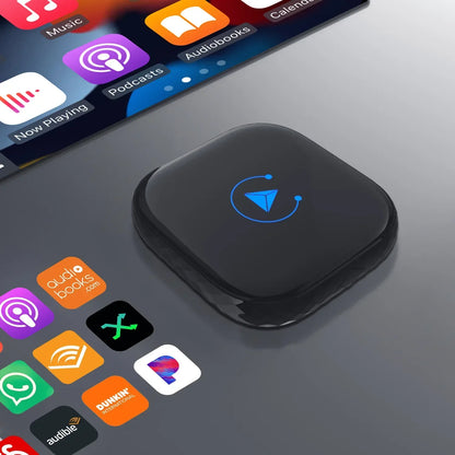 Android 13 CarPlay Smart AI Box - Wireless Android Auto Adapter for Car Intelligent Systems, Supports Netflix and YouTube